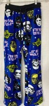 Star Wars Teen Pajama Bottoms Sz 12 Med Yoda Darth Vader Princess Leah P... - $7.37