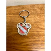 Disney World Mickey Mouse Red White Blue Keychain Patriotic lenticular - £18.82 GBP