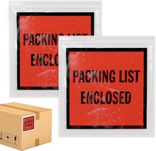 100 Packing List Enclosed Envelopes 4 x 5 Full Face Packing Slip - £13.06 GBP
