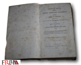 Rare  1837 *FIRST* An Historical Sketch of the Baptist Missionary Convention New - £219.54 GBP