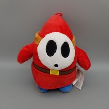 Nintendo Super Mario Bros Good Stuff Plush Shy Guy 2020 6&quot; Tall - £6.68 GBP