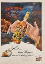 1949 Print Ad James E. Pepper Kentucky Straight Bourbon Whiskey Lexingto... - $17.08