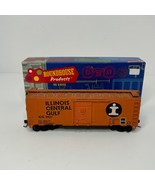Illinois Central Gulf ICG 5927 Model Train Cargo Car Orange Roundhouse H... - $32.09 CAD