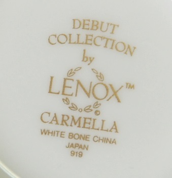 Lenox Carmella Sugar Bowl Bottom Debut Collection White Bone China 919 Japan Item image 2