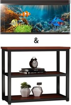 Fish Tank Stand And 39.4X17.7 Inches Aquarium Background - £82.09 GBP