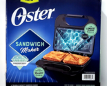 Oster Sandwich Maker Diamondforce Nonstick Coating Easy To Clean Compact - $58.99
