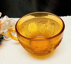 1138 Vintage Indiana  Amber Sandwich Coffee Cup  - $9.00