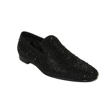 Men's formal Shoes STEVE MADDEN Microfiber Rhinestones CASHH black image 10