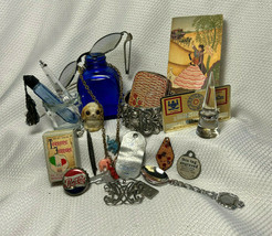 Junk Drawer Trinket Lot Eyeglasses Bottle Pins Bracelet Sewing Kits Ring... - $39.95