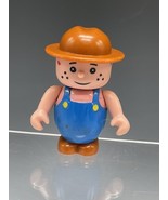 1984 Farmer Boy Toy Action Figure, 2 1/2 inch,  Meritus Industries, Thai... - $20.51 CAD