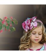 Waiting On Wild Flowers Rose Headband Sash Dollcake NWT - $698.43 MXN