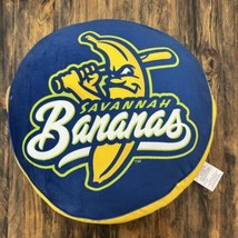 Savannah Bananas Baseball Team Pillow Soft Seat Cushion Mascot Blue Yellow - £30.92 GBP