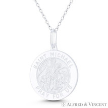 St. Michael the Archangel, Patron of Law Enforcement 925 Sterling Silver Pendant - £14.00 GBP+