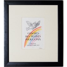 Congress of the People&#39;s of Peace by Pablo Picasso 1952 Vienna Poster Signed - $1,979.95