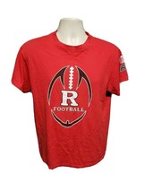 Rutgers University Football Adult Medium Red TShirt - £11.82 GBP