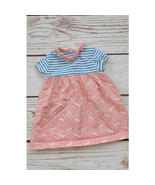 Mini Boden Baby Boden Bunny Rabbit Easter Dress 3-6m Baby Striped Spring - £17.12 GBP