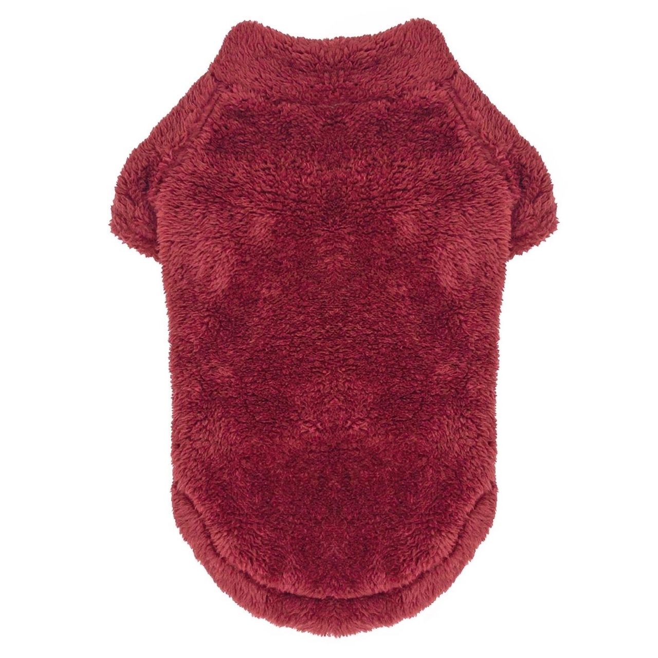 Plush Soft Lightweight Fleece Burgundy Dog Pullover Sizes: XS - 4XL  - $24.99