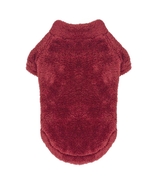 Plush Soft Lightweight Fleece Burgundy Dog Pullover Sizes: XS - 4XL  - $24.99