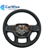 OEM 2025 RAM 1500 STEERING WHEEL Leather Wood Grain Insert 7FG961X7AD - $685.25 CAD
