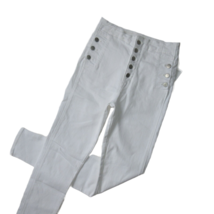 NWT J Brand Natasha in White Sky High Skinny PhotoReady Stretch Jeans 33 - £71.94 GBP