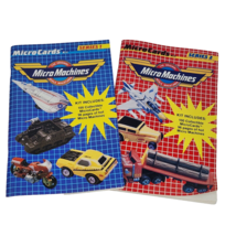 2 VINTAGE MICRO MACHINES SERIES 1 &amp; 2 MICRO CARDS KIT BOOK GALOOB - $19.00