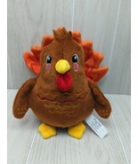 Fuzzyard plush Turkey  stuffed dog toy brown orange red - £11.64 GBP