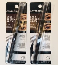 COVERGIRL Easy Breezy Brow All-Day 24 Hour Brow Ink Pen, Rich Brown # 40... - $13.00