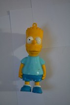 Vintage 1990 The Simpsons Bart Simpson PVC Key Chain Key Ring BX77 used DIRty Pr - £7.60 GBP