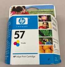 New in Box Genuine HP 57 Tri-Color Ink Cartridge Expiration Date 02/2006 - $7.95