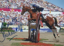 Jeanette Brakewell Horse Riding Olympic Games Hand Signed Photo - £13.52 GBP