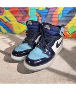 Nike WMNS Air Jordan 1 Retro High OG UNC Blue Chill White CD0461-401 Wom... - $106.43