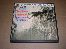 Beethoven Sonatas Reel To Reel Tape Serkin Moonlight Sonata Pathetique 7 1/2 IPS - £39.22 GBP
