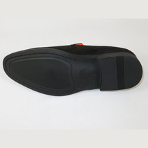 Men Tayno Dressy Casual Soft Suede Comfortable Slip on Loafer #ALPHA S Black image 9