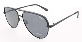 Quay HIGH-KEY-MICRO-QC-001066-BLK-SMKPOL Sunglasses Sun Glasses BLK/SMKPOL Black - $59.99