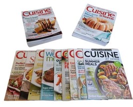 Cuisine at Home Magazine Lot of 37 Issues Guides &amp; Members Editions 2018-18 - £34.99 GBP
