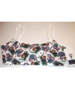 Girl's Training Starter Bra Bralette 2pk JCPenney Cotton Lion/Floral Med... - $10.79