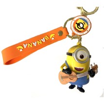 Minions Carl With Guitar Mini Figure Keychain NEW IN STOCK - £21.99 GBP