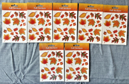 Beistle Fall Themed Sticker Sheets Lot of 7 SKU - $32.99