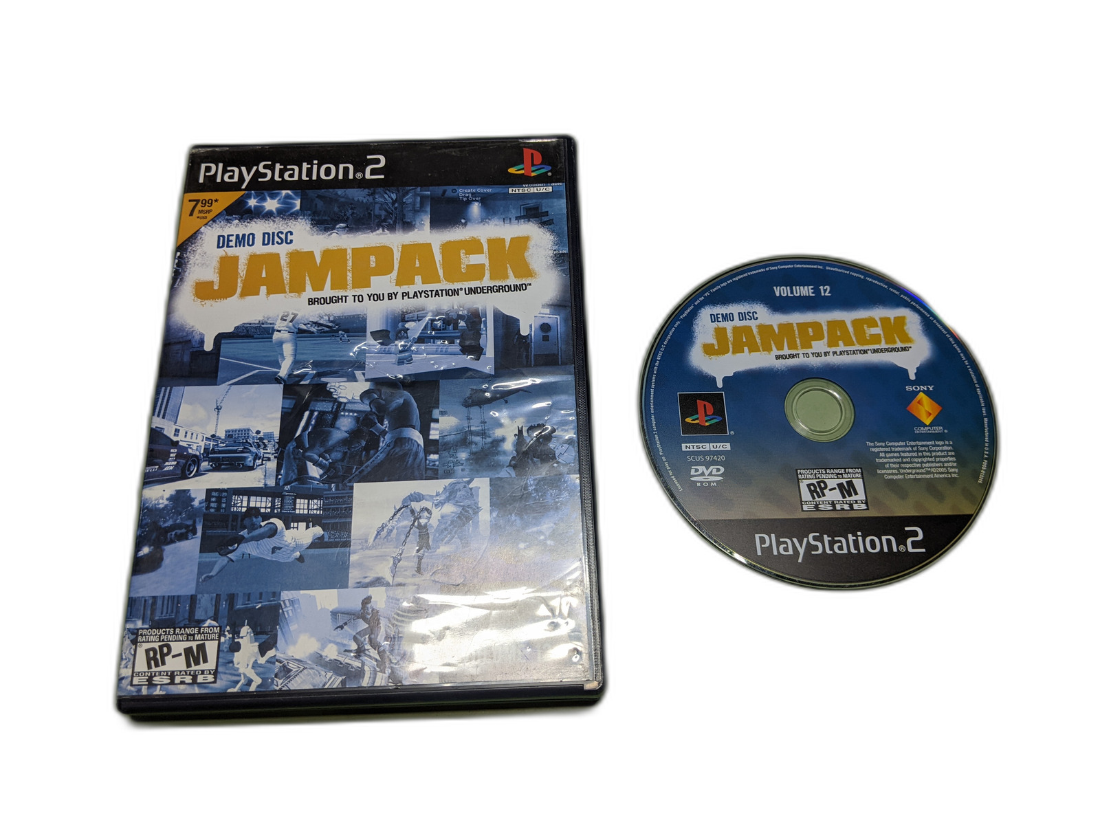 PlayStation Underground Jampack Vol. 12 Sony PlayStation 2 Disk and Case - $5.70