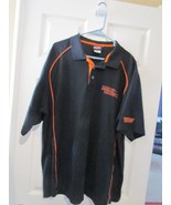 Harley Davidson Polo Mens XL Black Short Sleeve Lancaster CA. - $16.99