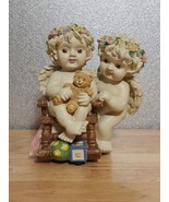 Classic Treasures Musical Figurine Twin Cherubs Plays “It’s a Small World” - $24.20 CAD