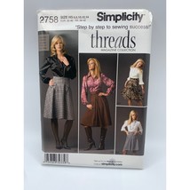 Simplicity Misses Shirt Skirt Pants Sewing Pattern sz 6-14 2758 - uncut - $11.87