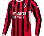 Puma 24/25 AC Milan Home Jersey Men&#39;s Soccer T-Shirt Football Top NWT 77... - $120.51