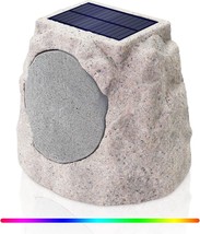 Rock Speakers Outdoor Waterproof Solar-Powered Bluetooth Wireless Outdoor Rock - £41.46 GBP