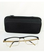Brand New Authentic LINDBERG Eyeglasses 9816 Color Matte Black Gold 9816... - $686.75 CAD