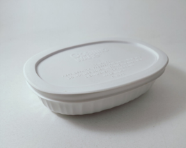 Corning Ware French White 15oz 444ml Small Oval Casserole with Lid - £13.41 GBP