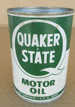 Vintage Quaker state oil quart vintage Oil Can Quart  - £28.90 GBP