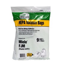 Clean Obsessed Miele FJM HEPA Vacuum Bags CH601 - £11.90 GBP