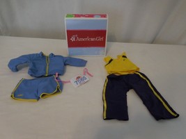 My American Girl Doll 2 in 1 Running Outfit Jacket Pants Top Tshirt Shorts box - £17.41 GBP