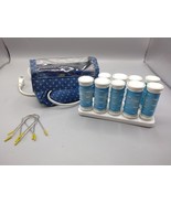 Remington Express Set 9 Compact Travel Ceramic Color Heat Rollers w Case - $20.71 CAD